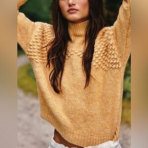 Free People Soft Yellow Sweater